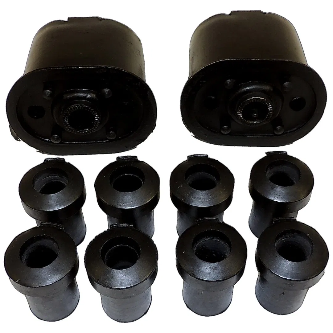 5006950K – CROWN AUTO Leaf Spring Bushing, OE Replacement With 2 Pivot Bushings/ 4 Shackle Bushing H - view 3